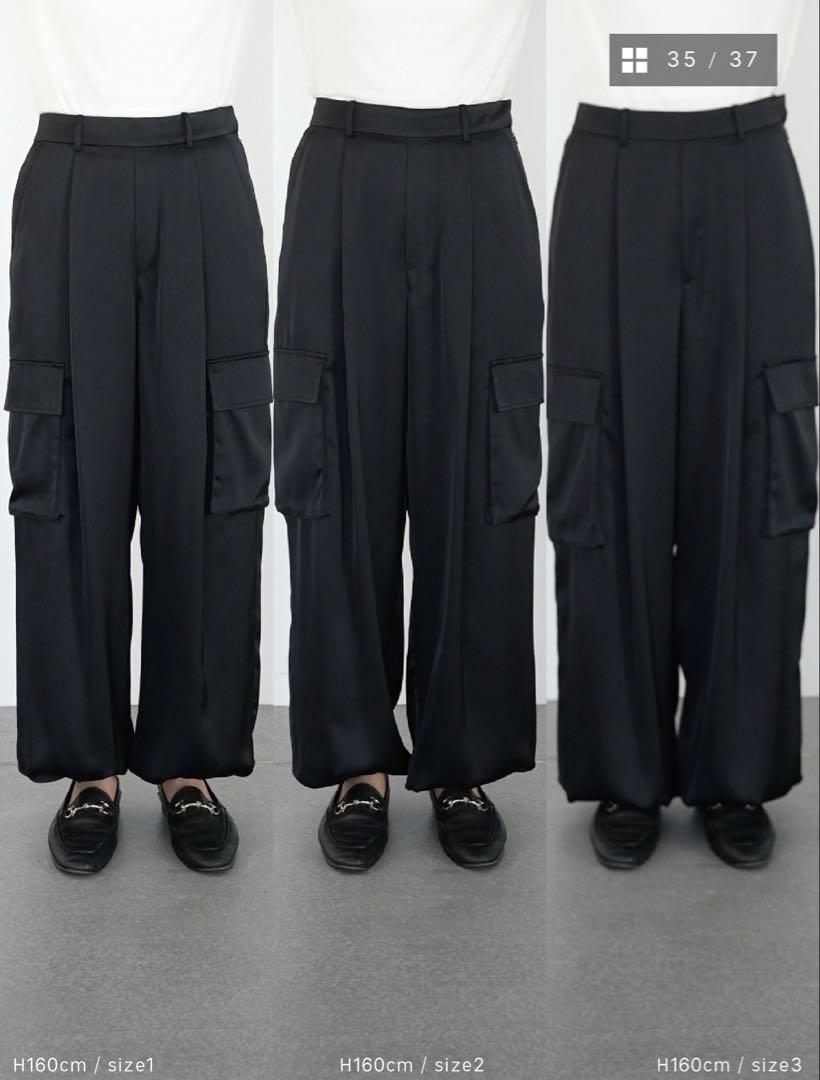 crewre マットサテンカーゴパンツ