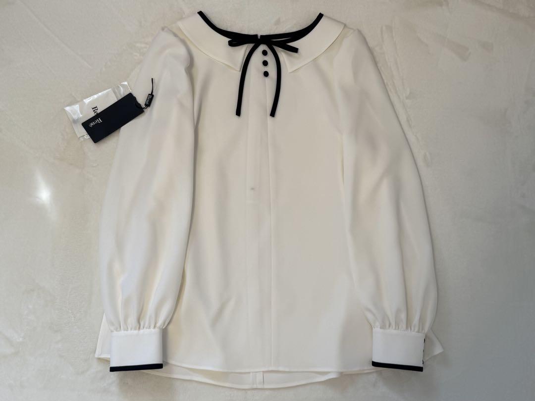 新品◇Rene◇2024年AW新作◇DM掲載品◇バイカラーブラウス◇36