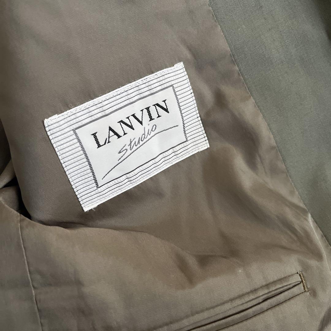 LANVIN studio グリーン スーツ　セットアップ　ジャケット　パンツ