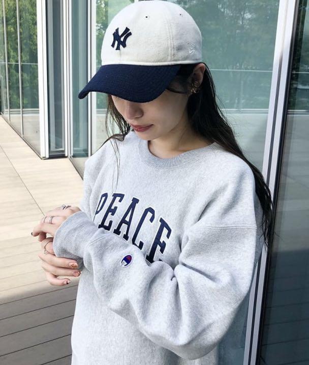 りがとうご▱ Champion×BEAMS ロゴ スウェット Jmp4G-m11530267523 BOY別注リバースウィーブ R ♖トレーナー