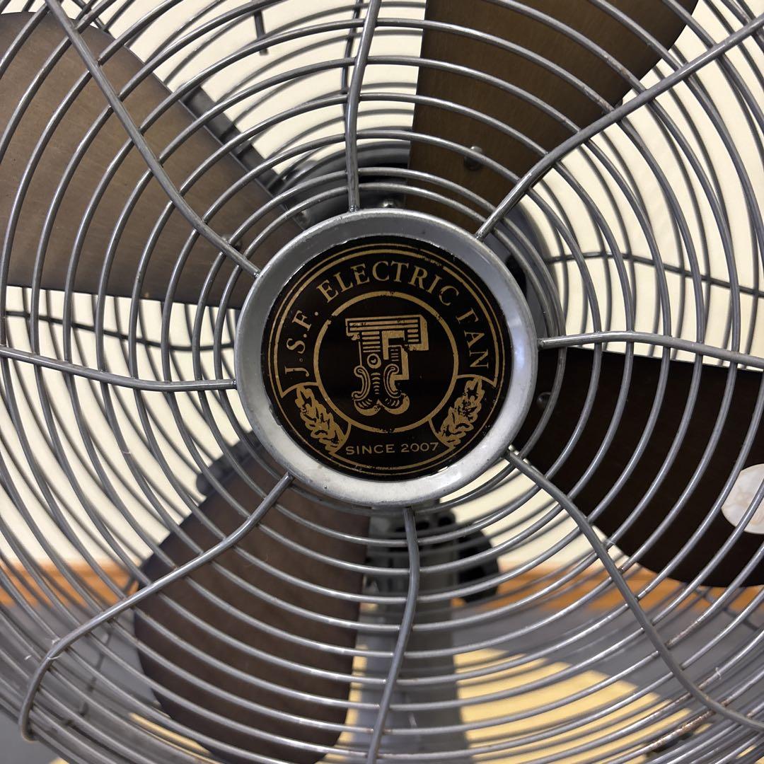 【年中無休】 JSF ELECTRIC FAN スタンド型扇風機 グレー 扇風機・サーキュレーター