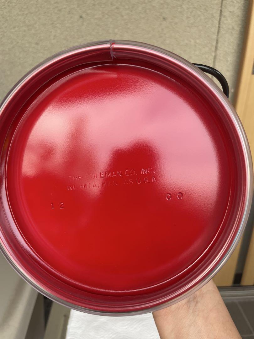 (未使用)コールマン　ランタン　ノーススター　カスタマイズ　RED