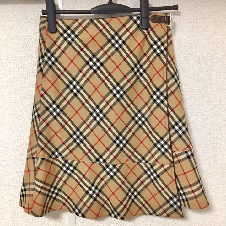 純正お得セール BURBERRY バーバリー 巻きスカート 純正お得セール BURBERRY バーバリー 巻きスカート