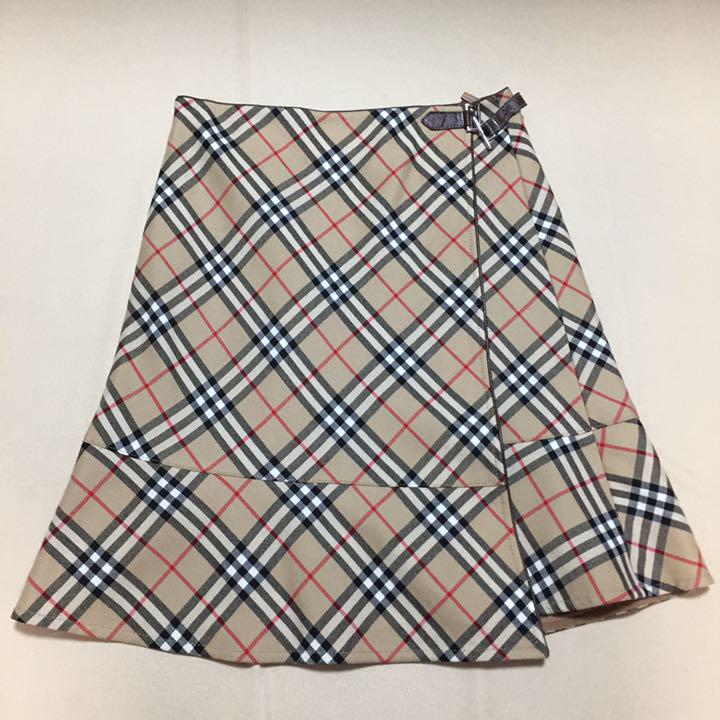 純正お得セール BURBERRY バーバリー 巻きスカート 純正お得セール BURBERRY バーバリー 巻きスカート