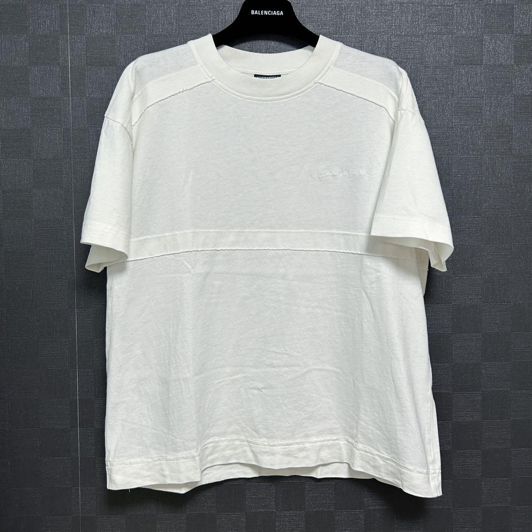 JACQUEMUS ホワイト Tシャツ - メルカリ