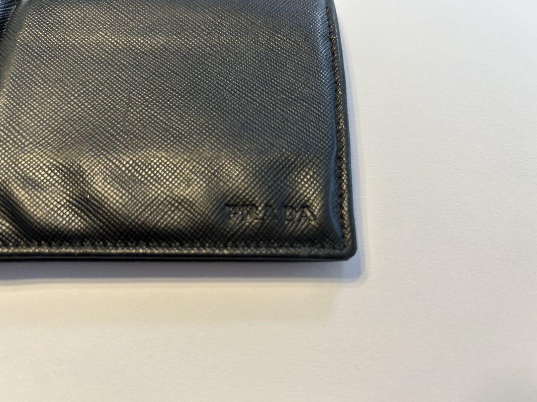 PRADA プラダ　財布　マネークリップ　サフィアーノ　お札入れ　カード入れ