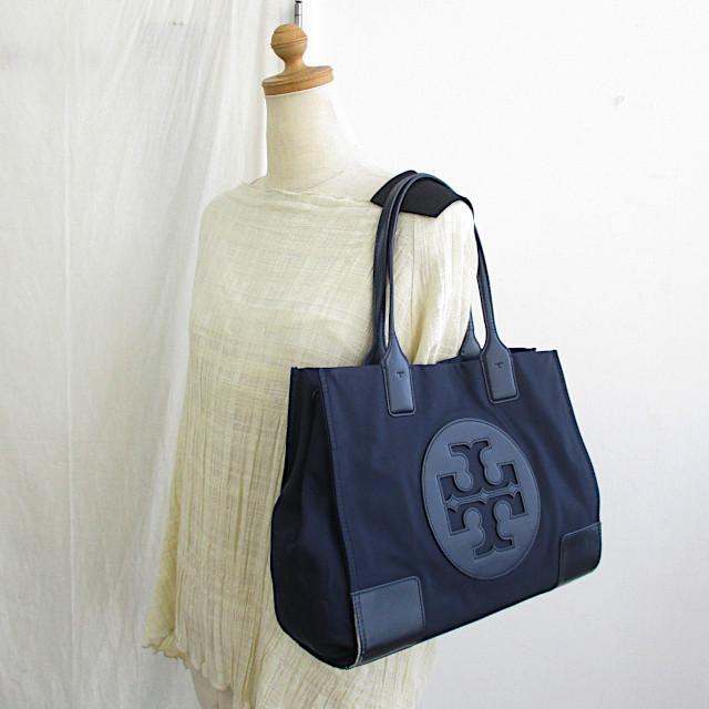 TORY BURCH トリーバーチ エラ ネイビー トートバッグ