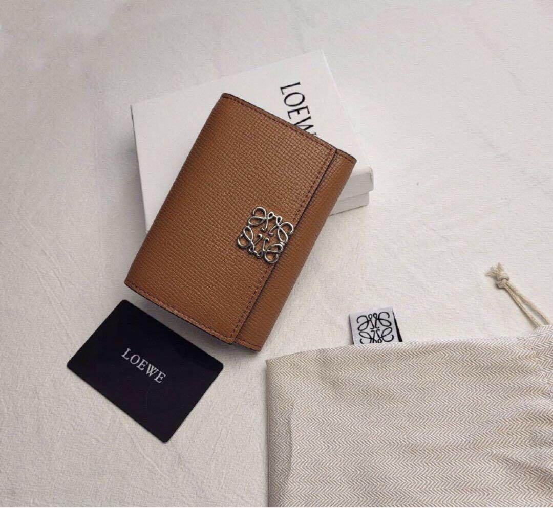 値下げ!【新品】LOEWE ロエベ 財布 三つ折り財布 ブラック