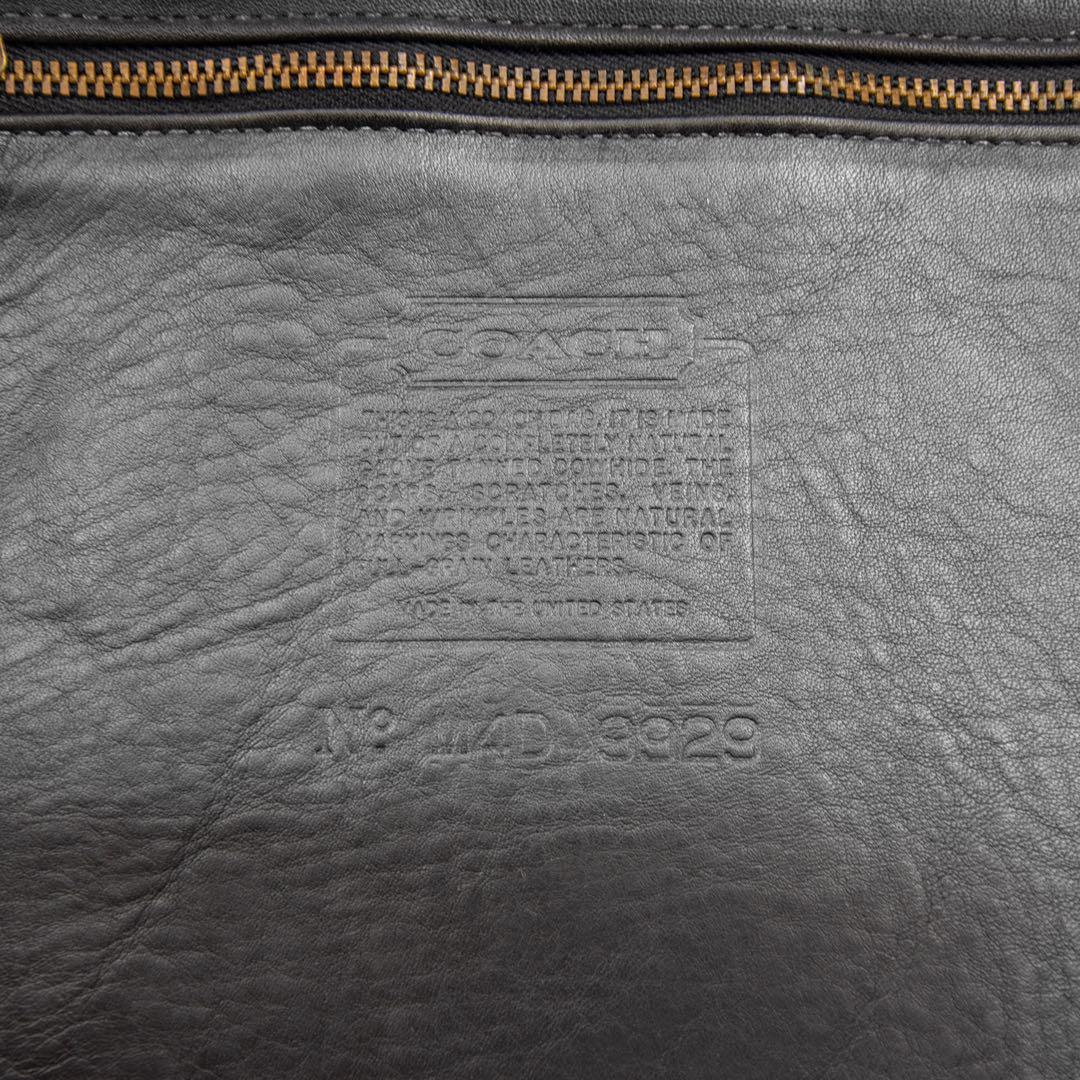 Z297【美品】Vintage Coach／オールドコーチ　スリングバッグ　黒