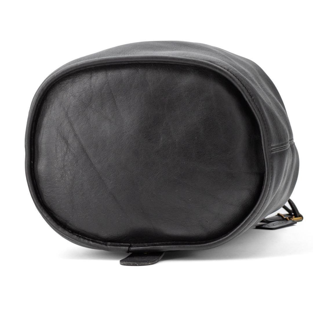 Z297【美品】Vintage Coach／オールドコーチ　スリングバッグ　黒