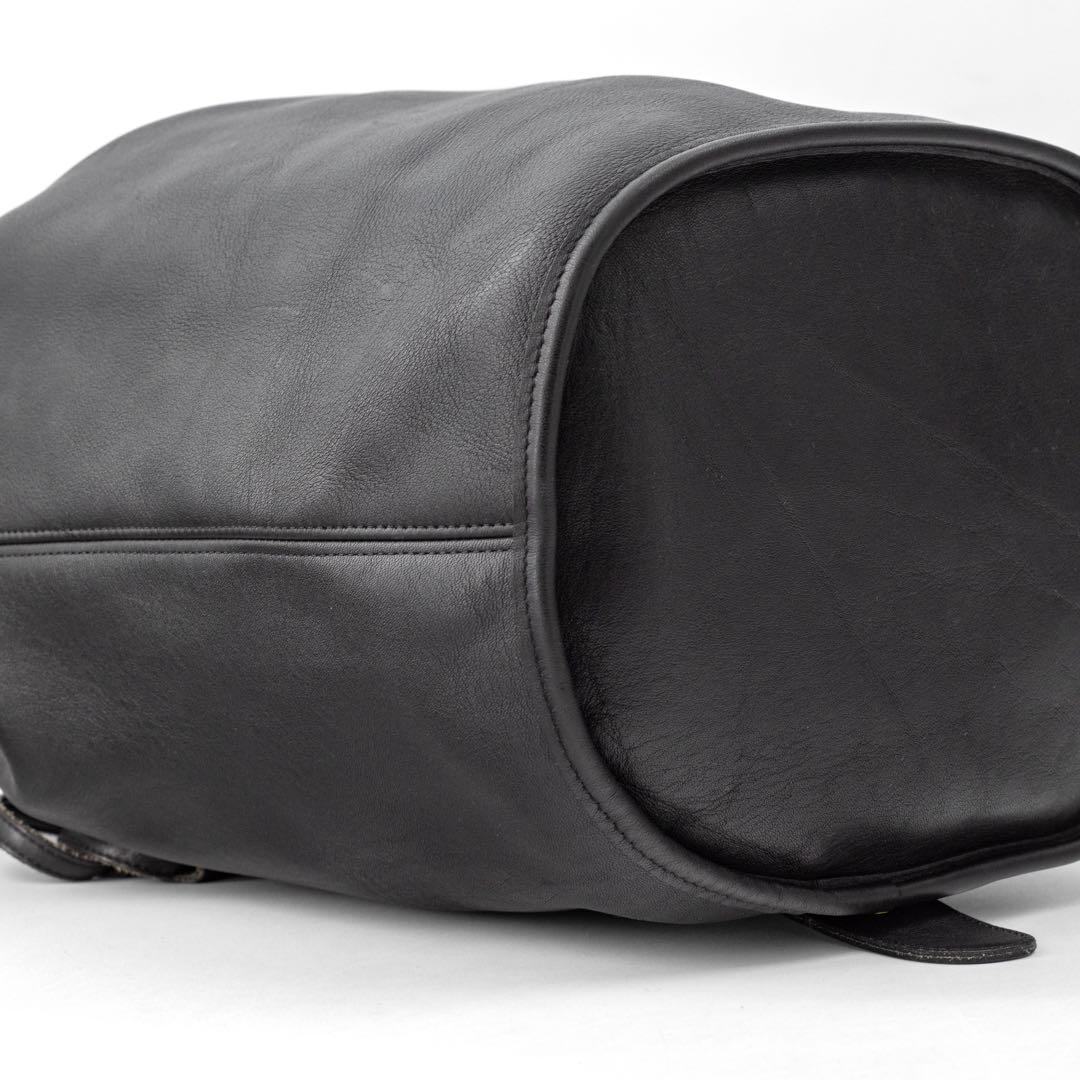 Z297【美品】Vintage Coach／オールドコーチ　スリングバッグ　黒