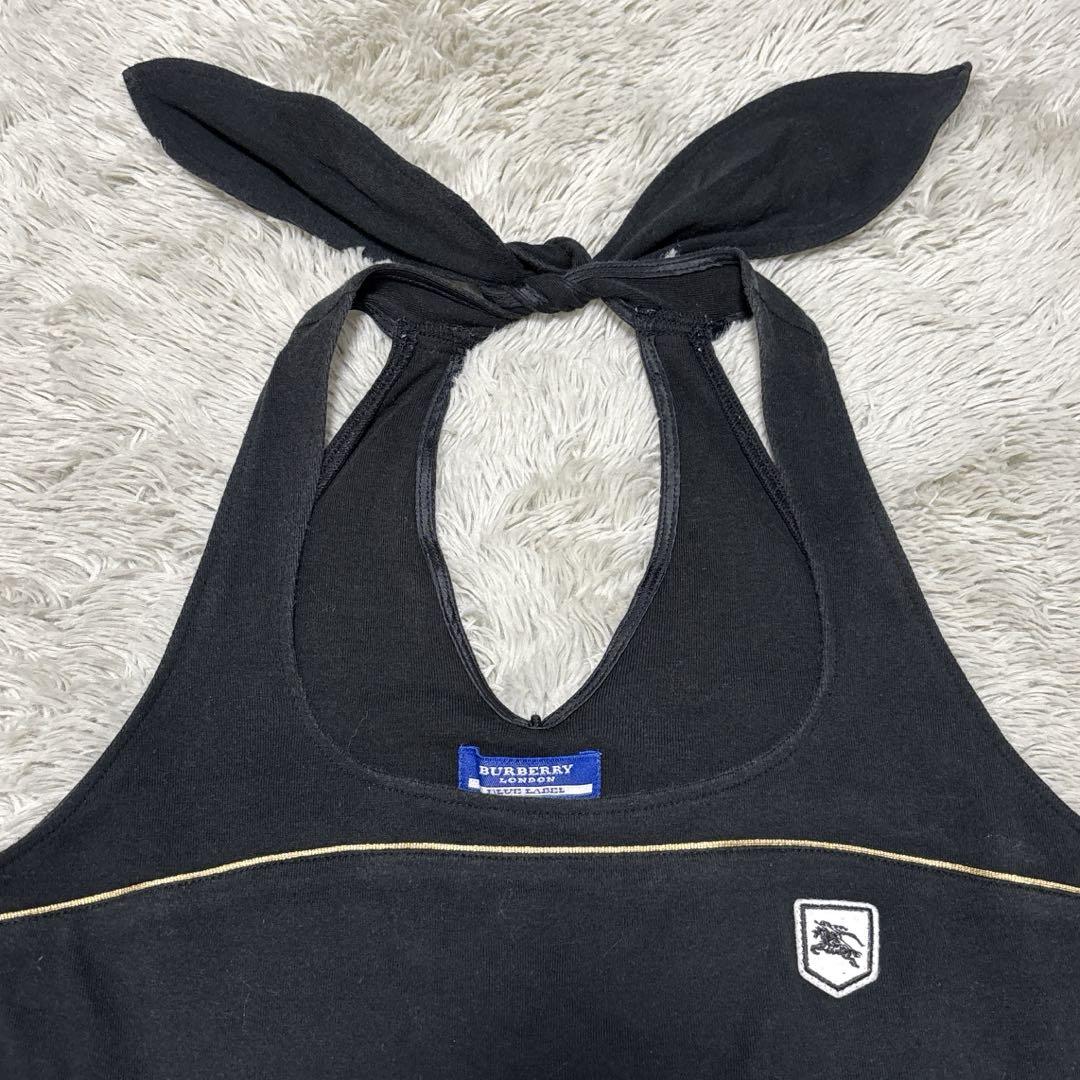 BURBERRY BLUELABEL ホルターネック タンクトップ サイズ38 BURBERRY BLUELABEL ホルターネック タンクトップ サイズ38