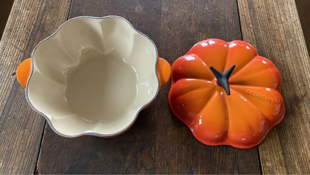 Le Creuset パンプキン型 鍋 オレンジ