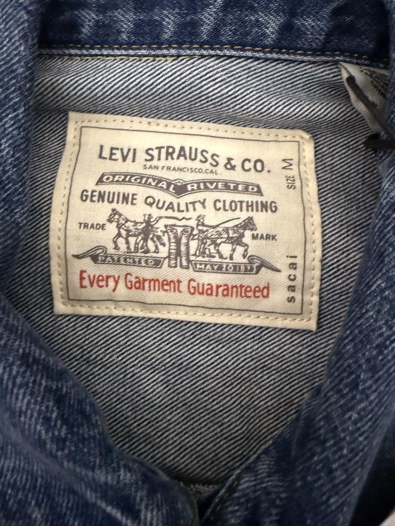 ジャケット・アウター sacai x LEVI'S Men's Denim Jacket Blue