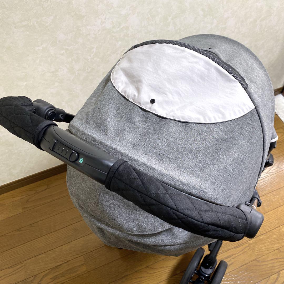 美品　コンビ スゴカルSwitch エッグショック　コラットグレー