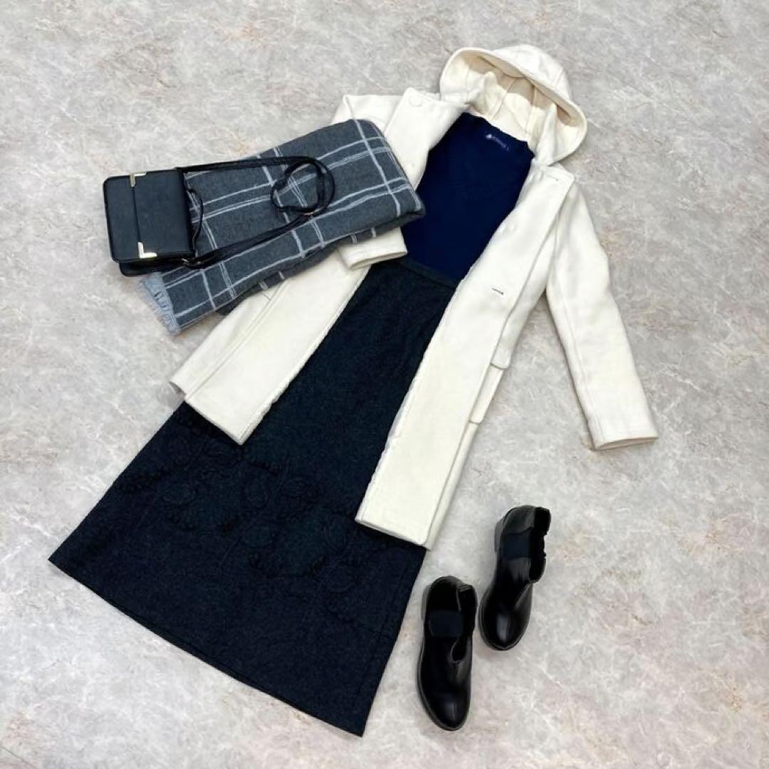 ロングスカート グレー