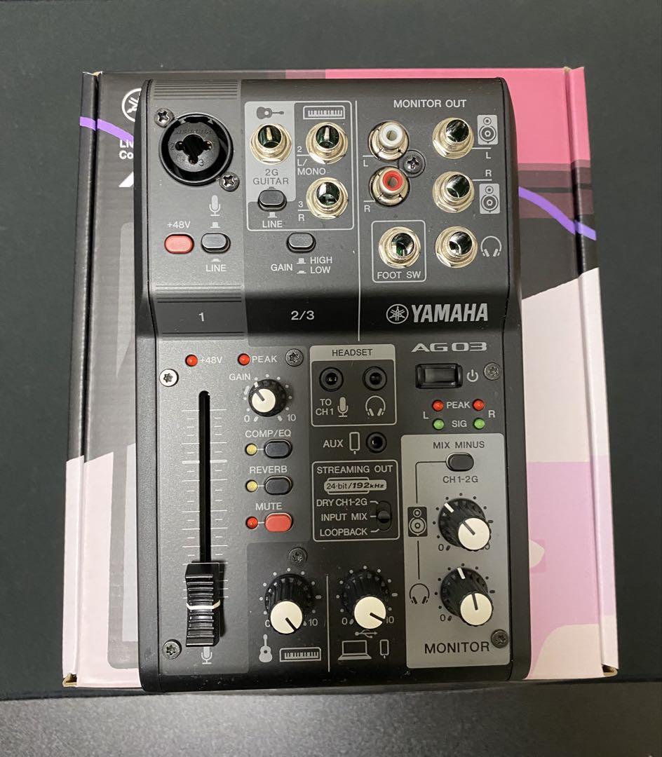 YAMAHA AG03 USBミキサー