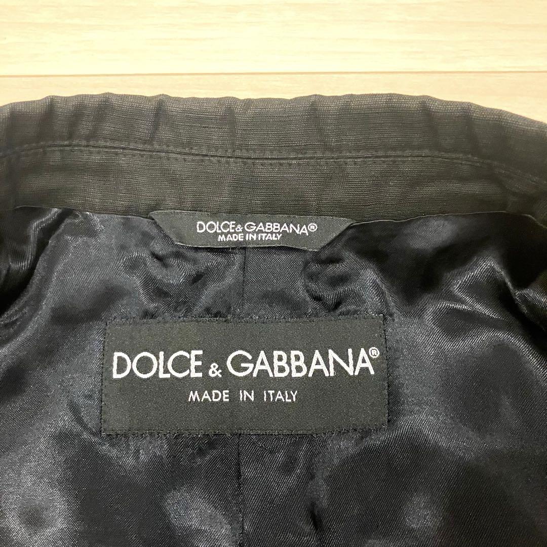 美品✨DOLCE&GABBANA テーラードジャケット 紺ブレ 金ボタン 背抜き
