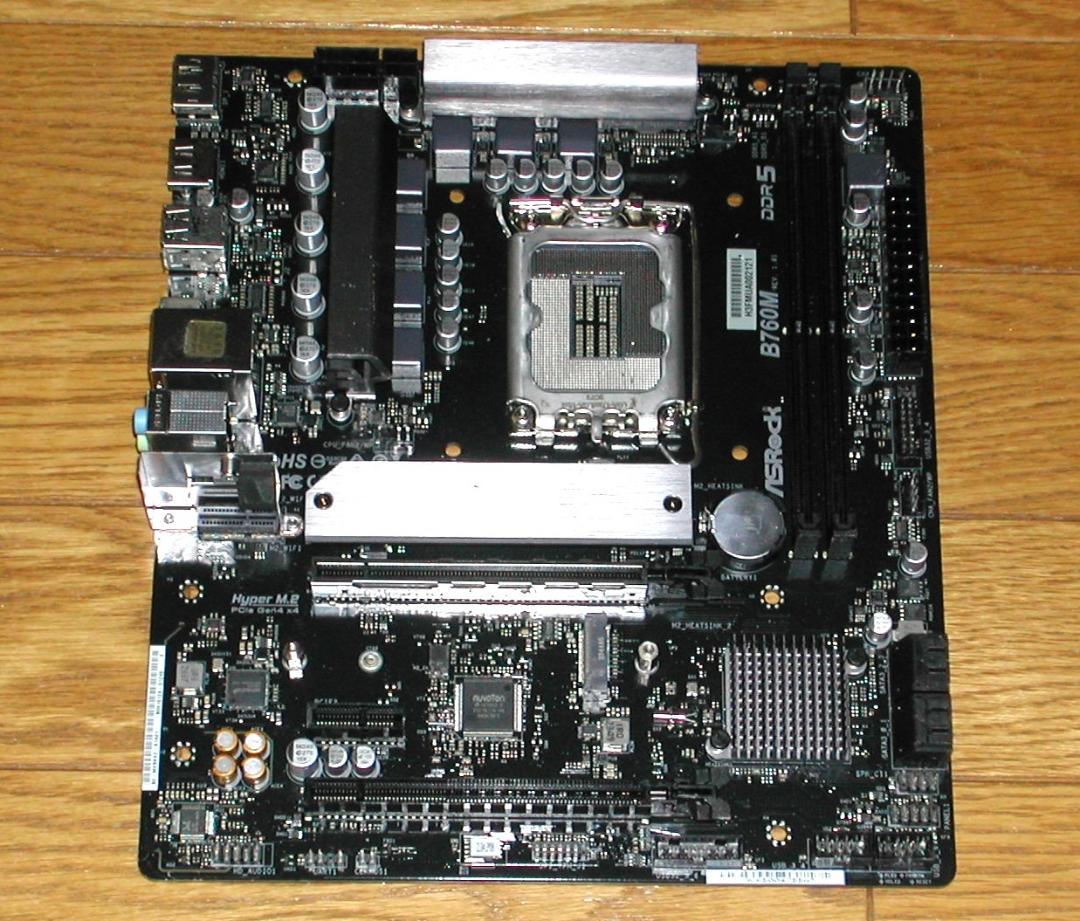 ジャンクマザボ　ASROCK　B760M LGA1700