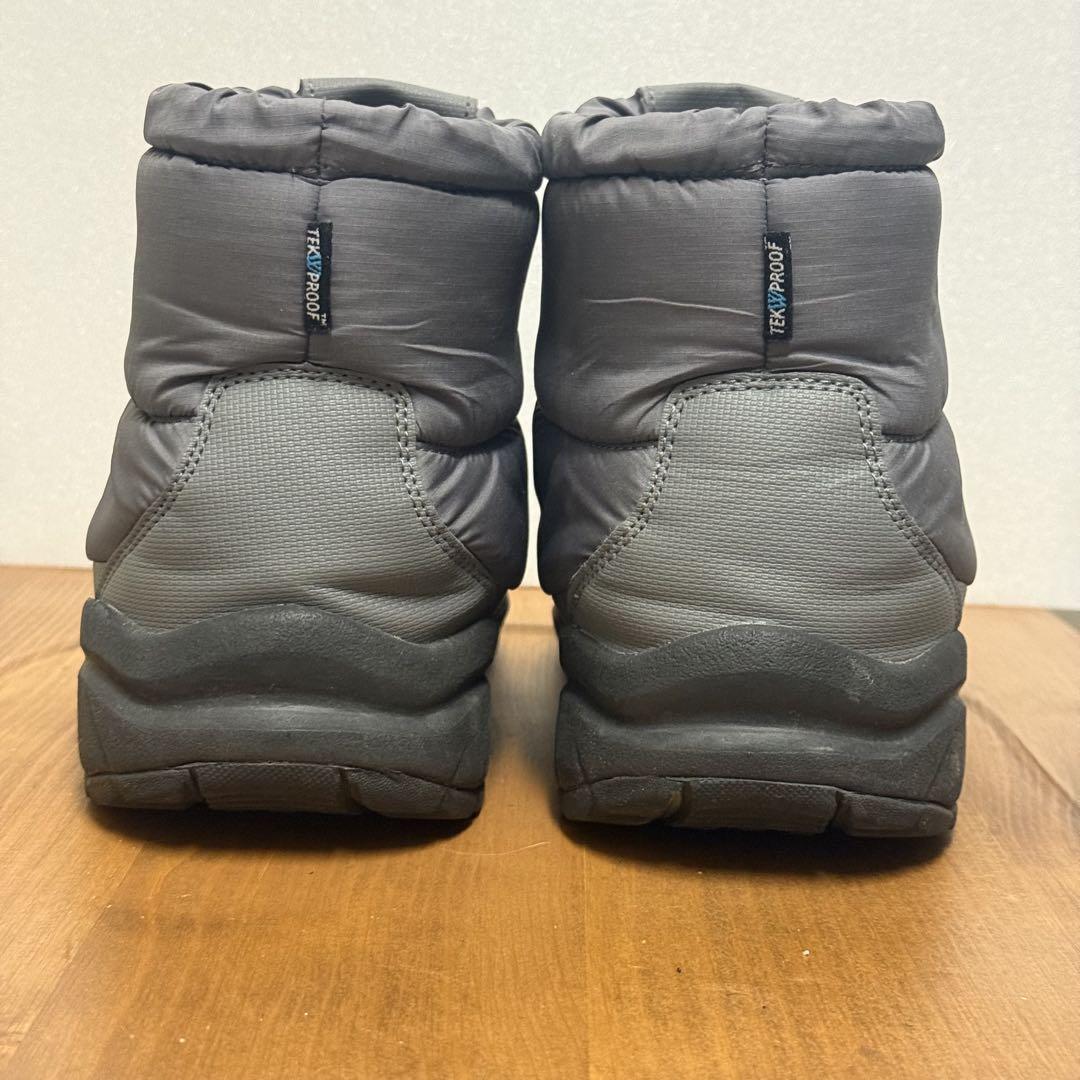 THE NORTH FACE グレイ灰色スノーショートブーツ 24cm EU38