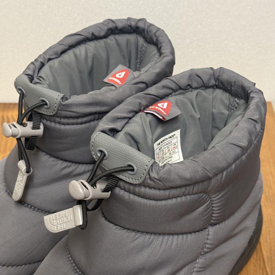 THE NORTH FACE グレイ灰色スノーショートブーツ 24cm EU38
