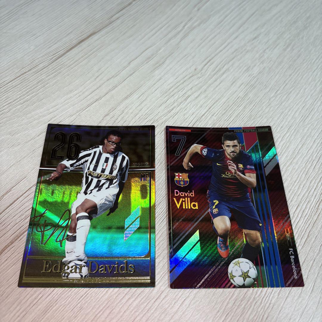 PANINI パニーニ サッカーカード エドガーダービッツ ダビドビジャ