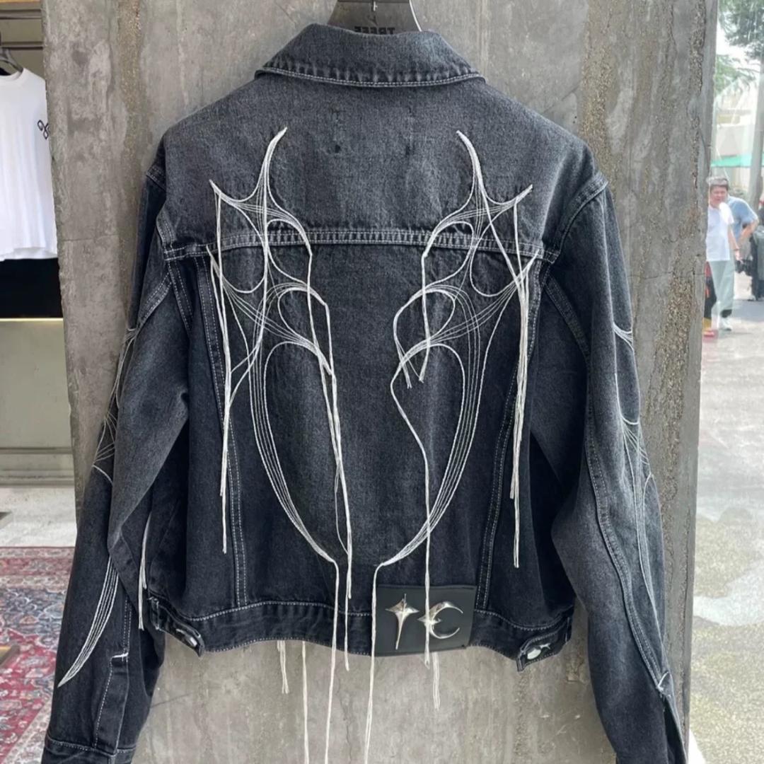 Thug Club TRIBAL TREE DENIM JACKET 2(M) 画像2