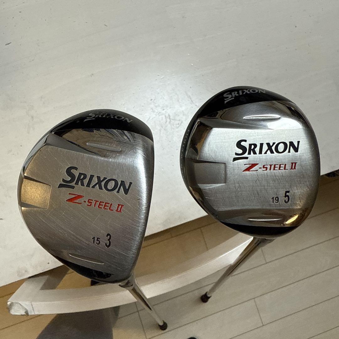 スリクソン　Z-STEEL Ⅱ 3番、5番フェアウェイウッド2本セット