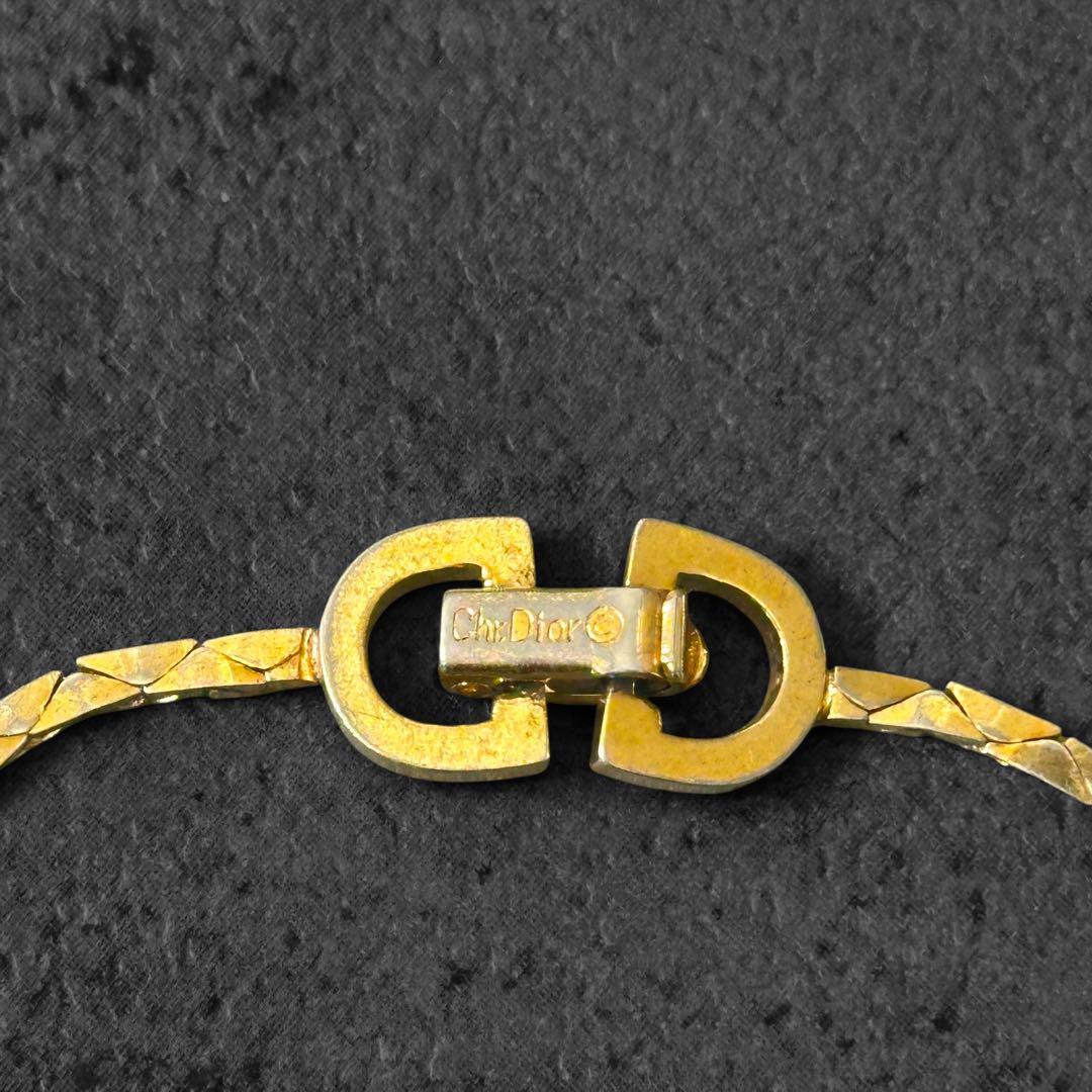 Christian Dior Snake Chain Gold Bracelet