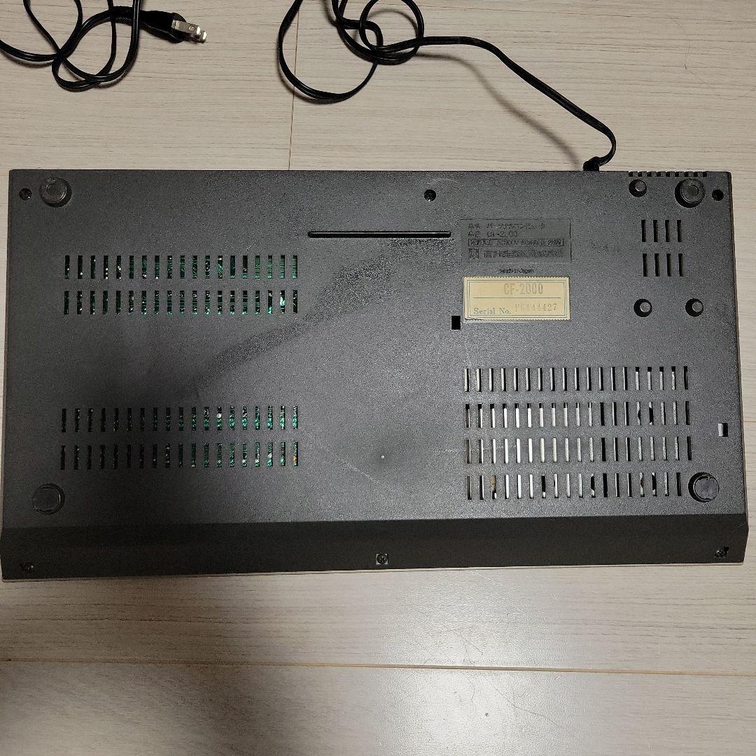 MSX ナショナルCF2000　ソフト付