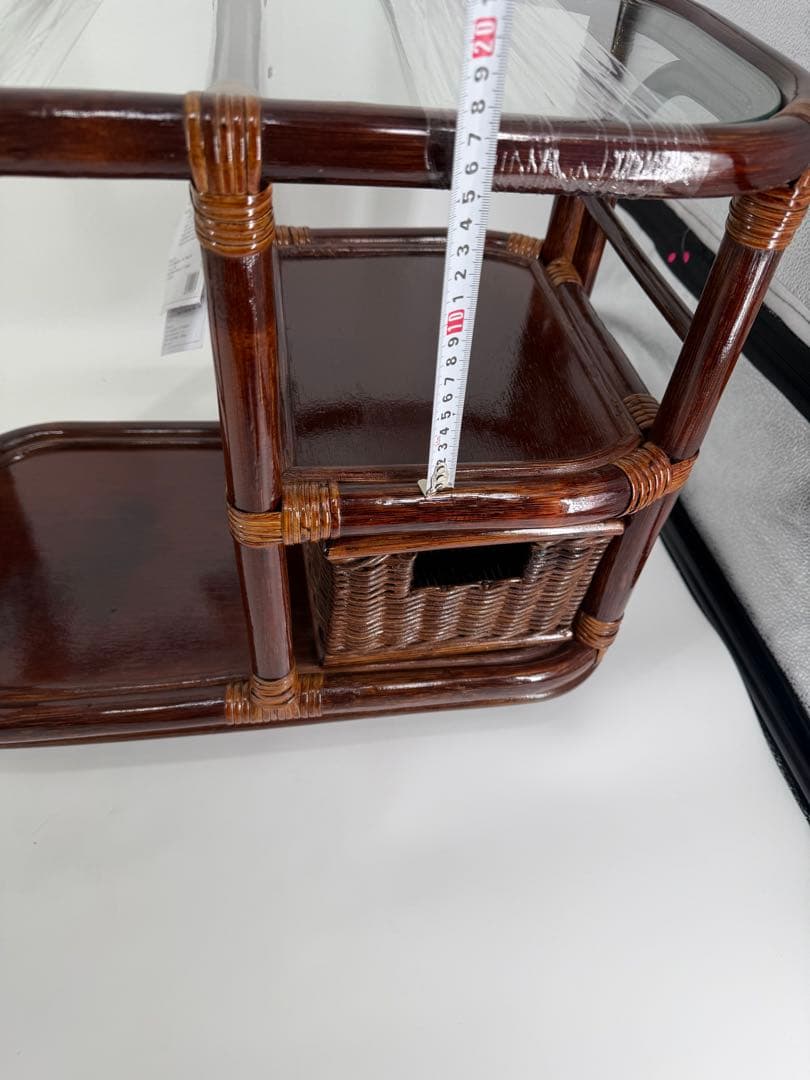 キャスター付きウッドラック