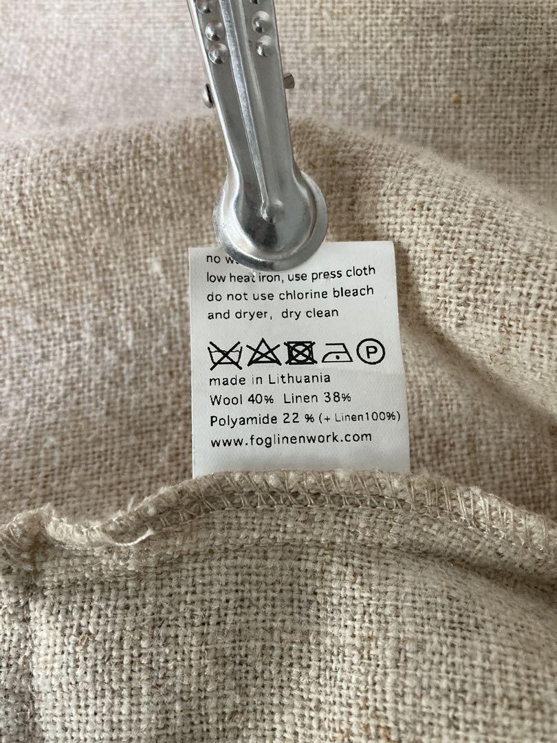 fog linen work◆マルチーヌジャケット ナチュラル◆送料無料