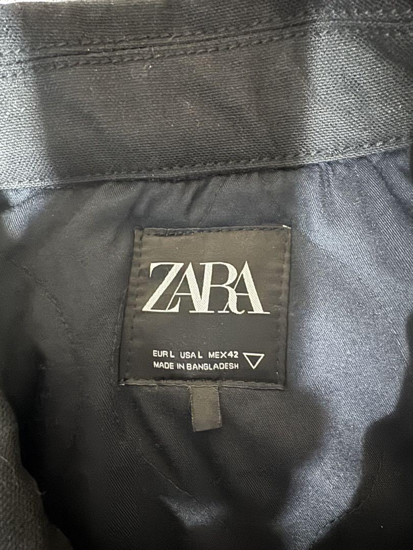 ZARA コントラストカラー付きジャケット　デトロイトジャケット