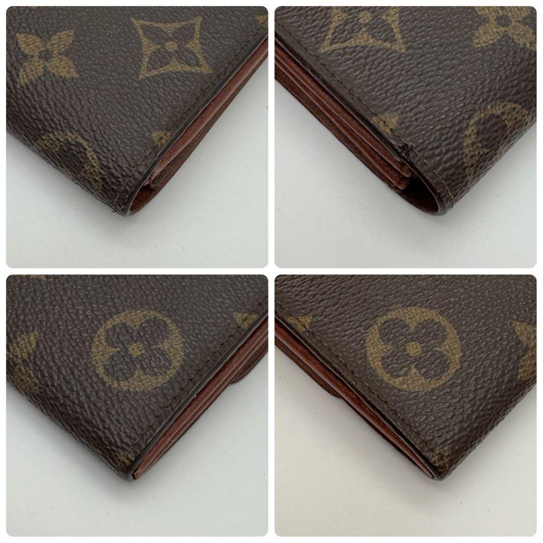 美品✨️ルイヴィトン　モノグラム　ポルトモネ　クレディ　長財布　財布　サラ