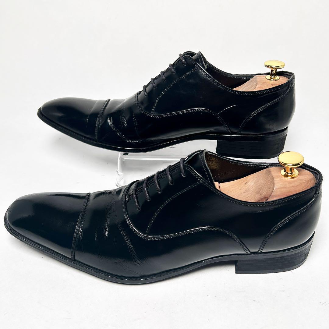COMME CA MEN コムサメン 26.5 ストレートチップ 黒Ω