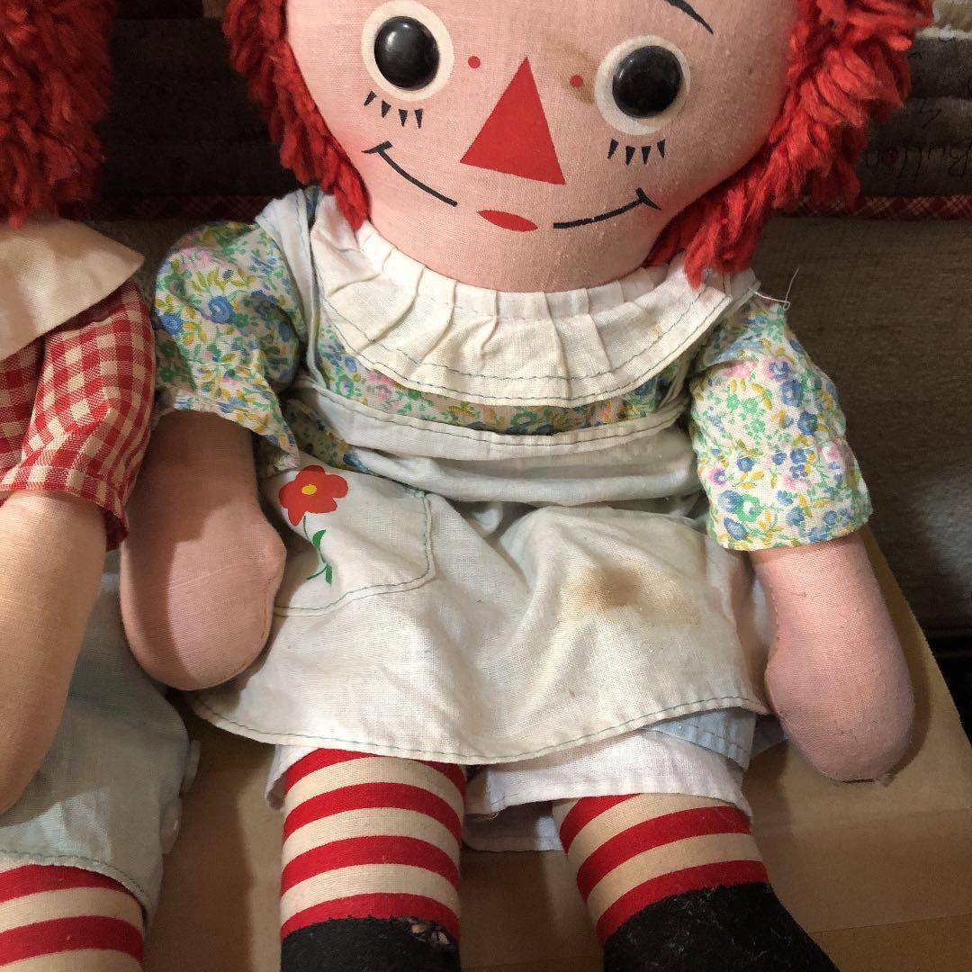 アメリカンカントリー♡アンとアンディ♡激レアラグ 超激レア ラガディ ヴィンテージ アン＆アンディ ドール アメリカン