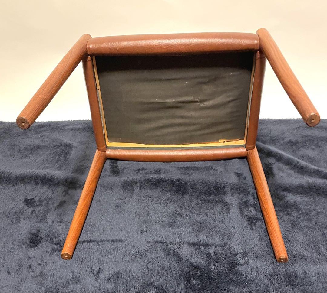 J.L MOLLER STOOL No.80A// スツール モラー デンマーク製 椅子