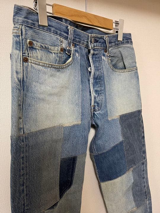 オンライン限定商品】 Levi's リーバイス 501 タイプ リメイク パッチ