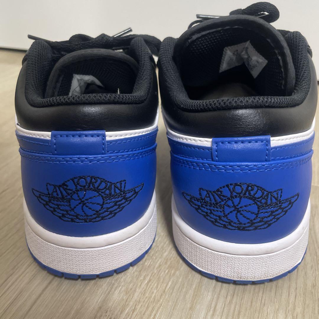 靴 AIR JORDAN 1 LOW Black/White/ Blue