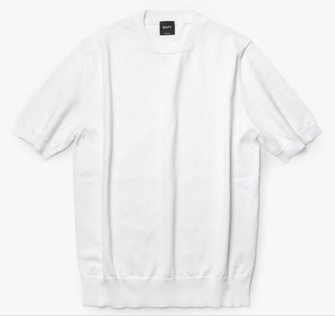 BAFY ホワイト 半袖ニット 2枚L BAFY