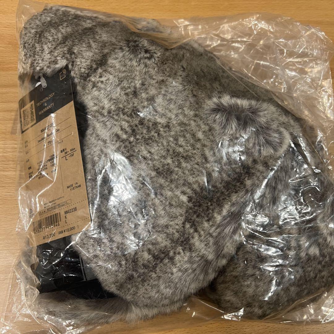 新品タグ付き★L★ノースフェイス インサレーションボンバーキャップ 黒