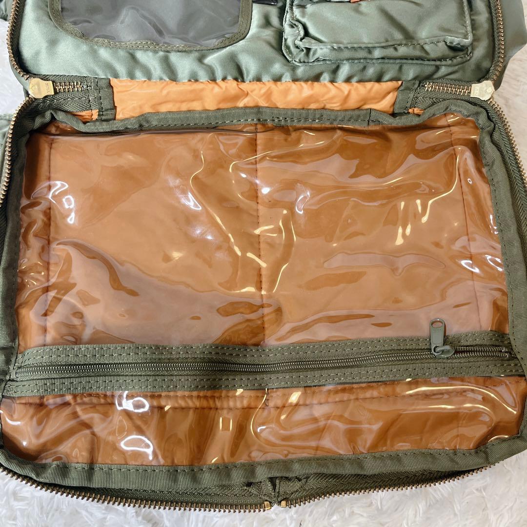 ✨美品✨ ポーター タンカー 二層 ショルダーバッグ セージグリーン Lサイズ