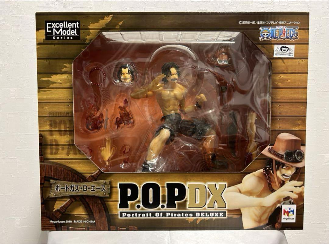 新品未開封　P.O.P ポートガス・D・エース フィギュア 輸送箱未開封品】P.O.P NEO-DX ポートガス・D・エース 10th