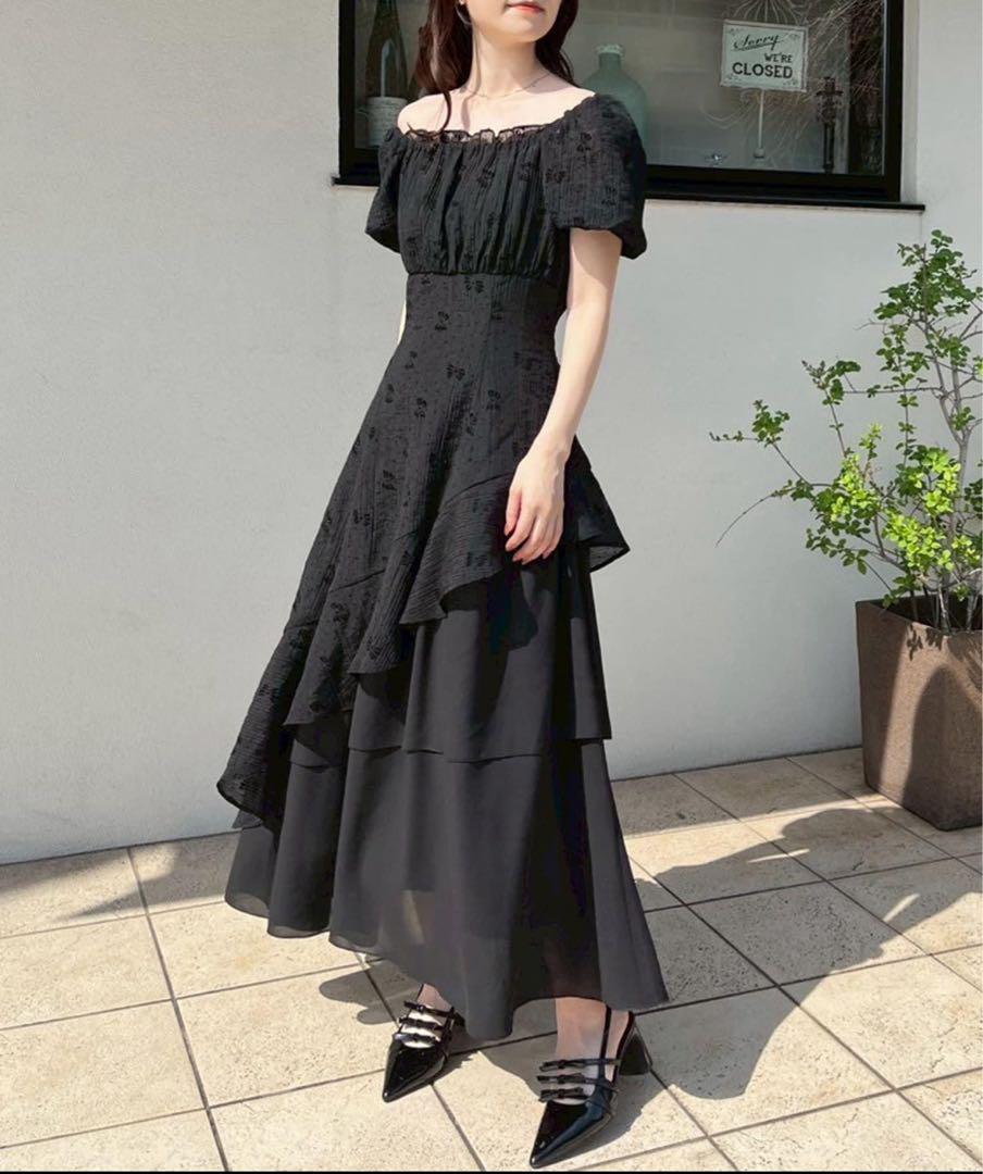 イレヘムティアードロングワンピース