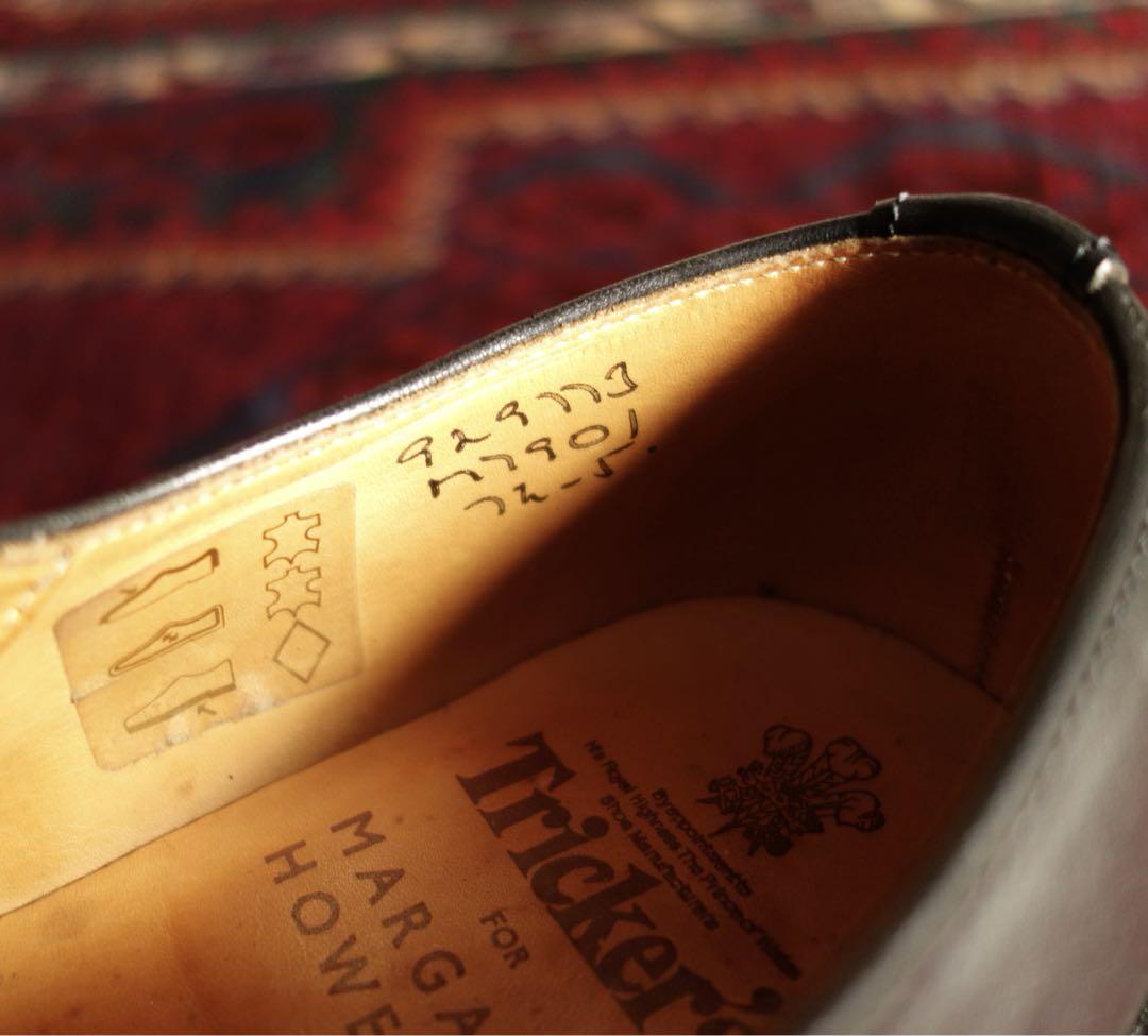 tricker's margaret howell別注 7.5 ブラック 美品