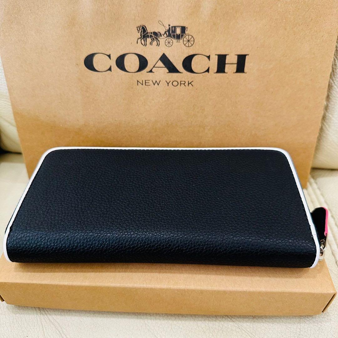 COACH ブラック F12585 長財布