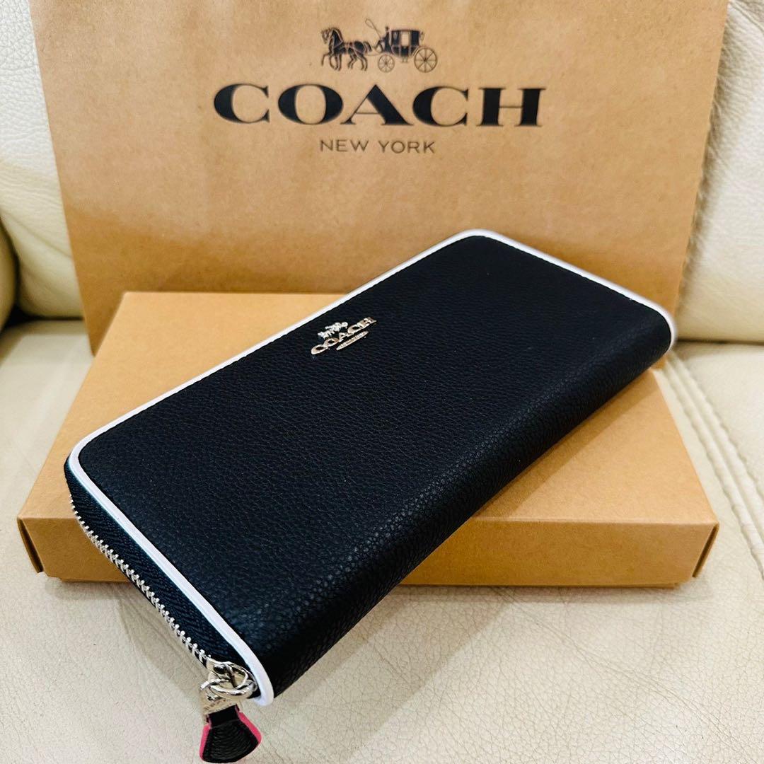COACH ブラック F12585 長財布
