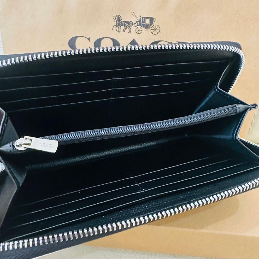 COACH ブラック F12585 長財布