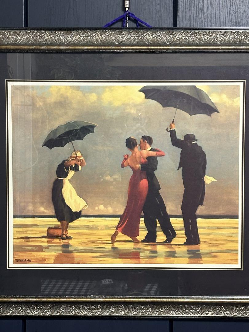 バンクシ-♦️ベトリア-ノ　絵画　現代アート　ダンス　歌う執事　美術品　インテリア