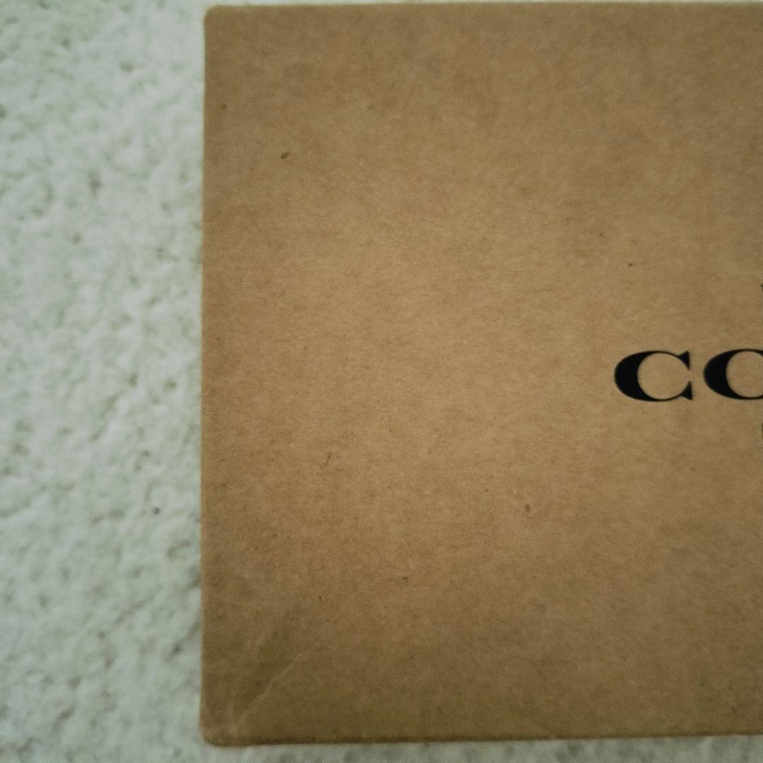 未使用品☆COACH コーチ☆二つ折り長財布 シグネチャーブラウン×チェリー